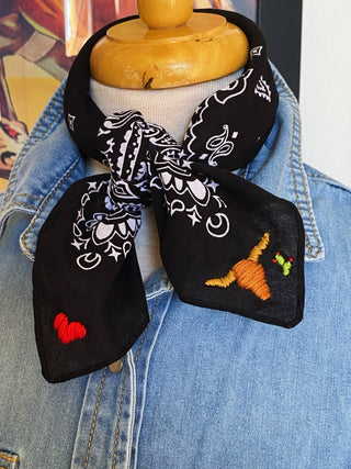 Embroidered Cattle Call Bandana-Accessories-[product_category]-Whatsoever Things