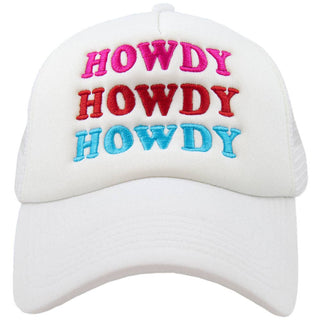 HOWDY HOWDY HOWDY Foam Trucker Hat-Hat-[product_category]-Whatsoever Things