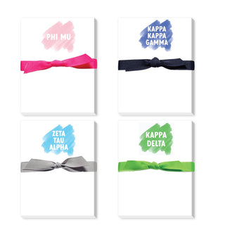 SORORITY GREEK SWATCH MINI NOTEPAD-Notebooks & Notepads-[product_category]-Whatsoever Things