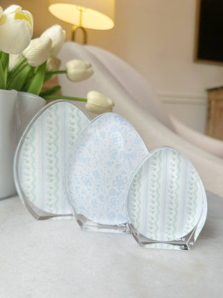 Blue Acrylic Eggs
