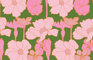 Acrylic Tray FAB FLORAL insert set of 10-Trays-[product_category]-Whatsoever Things