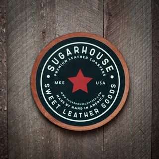 Dogs Are My Favorite People Pets Leather Coaster