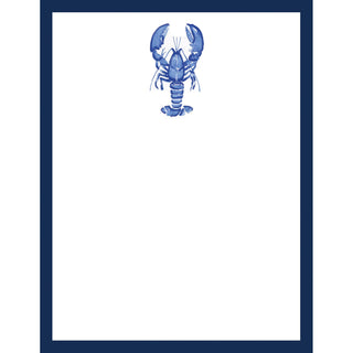 4.25 x 5.5 Blue Lobster Notepad-Notebooks & Notepads-[product_category]-Whatsoever Things