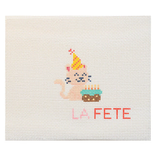 Party Animals – Party Kitty Needlepoint Canvas