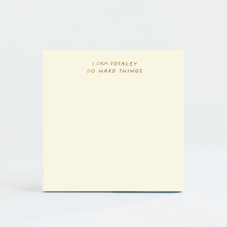 I Can Totally Do Hard Things Charmpad®-Notebooks & Notepads-[product_category]-Whatsoever Things