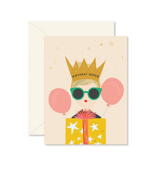 Birthday Queen Greeting Card-[product_category]-Whatsoever Things