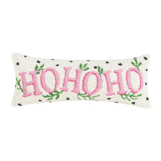 Spotted Holiday Ho Ho Ho Hook Pillow-Pillows-[product_category]-Whatsoever Things