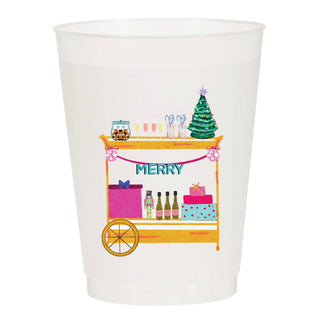 Christmas Bar Cart Frosted Cups - Christmas-[product_category]-Whatsoever Things