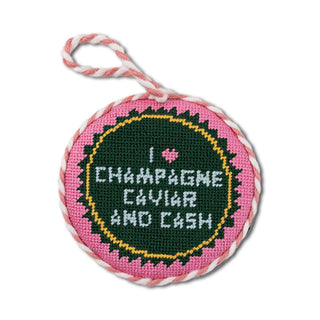 Needlepoint Ornament - Caviar Cash-[product_category]-Whatsoever Things