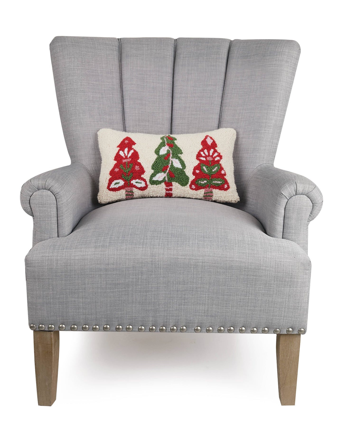 Festive Folk Tree Hook Pillow-Pillows-[product_category]-Whatsoever Things