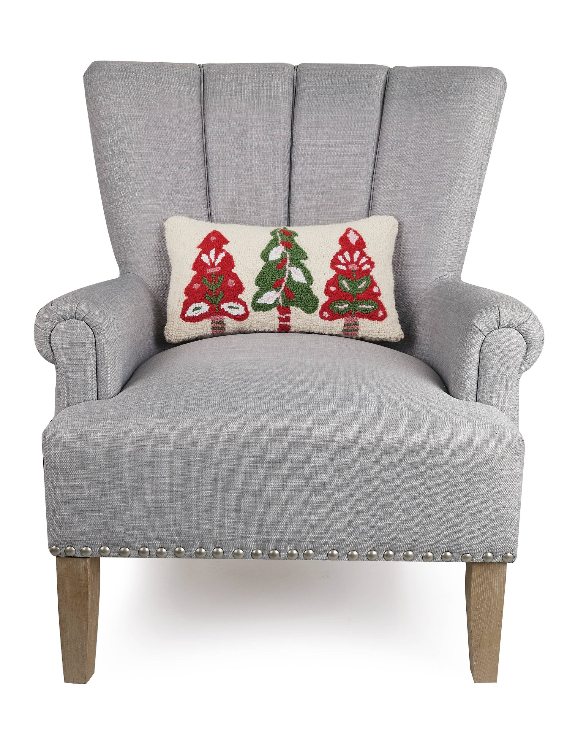 Festive Folk Tree Hook Pillow-Pillows-[product_category]-Whatsoever Things