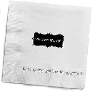 Funny Cocktail Napkins | PLEASE PRETEND YOU’RE HAVING FUN
