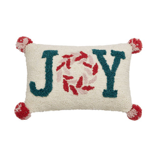 Pink Joy w/Pompom Hook Pillow