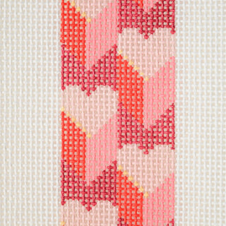 Expanding Hearts Key Fob Needlepoint Canvas