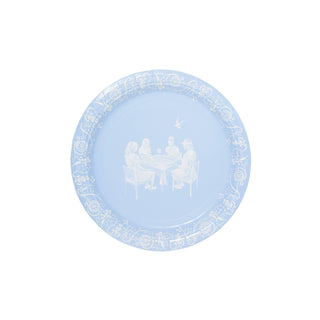 Mahjong Jasperware Inspired Salad Paper Plates - Set of 8