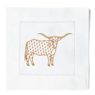 Fishnet Longhorn Cocktail Napkins