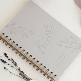 Just Breathe // Anxiety Journal-Notebooks & Notepads-[product_category]-Whatsoever Things
