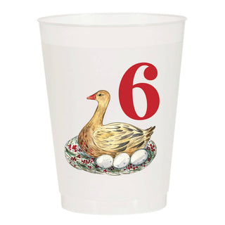 12 Days of Christmas Frosted Cups / 12 Cups - Christmas