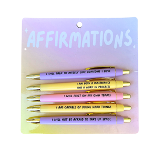 Affirmations Pen Set-Office Supplies-[product_category]-Whatsoever Things