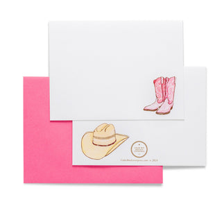 Cowgirl Boots | Everyday Flat Notes -Cards-[product_category]-Whatsoever Things