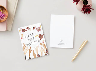 Hats Off Graduation Card | JOSIL Paperie
