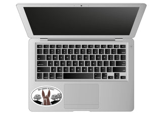 3" Waterproof My Happy Place Mule Funny Sticker-Stickers-[product_category]-Whatsoever Things