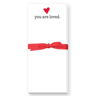 You are Loved Valentines Skinnie Notepad-Notebooks & Notepads-[product_category]-Whatsoever Things