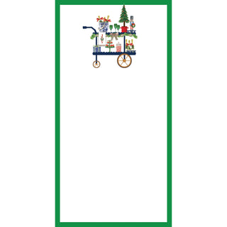 4.25 x 8.5 Christmas Bar Cart List Notepad-Notebooks & Notepads-[product_category]-Whatsoever Things