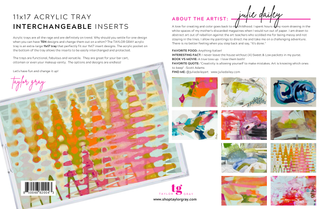 Acrylic Tray JULIE DAILEY COLLAB insert set of 10-Trays-[product_category]-Whatsoever Things