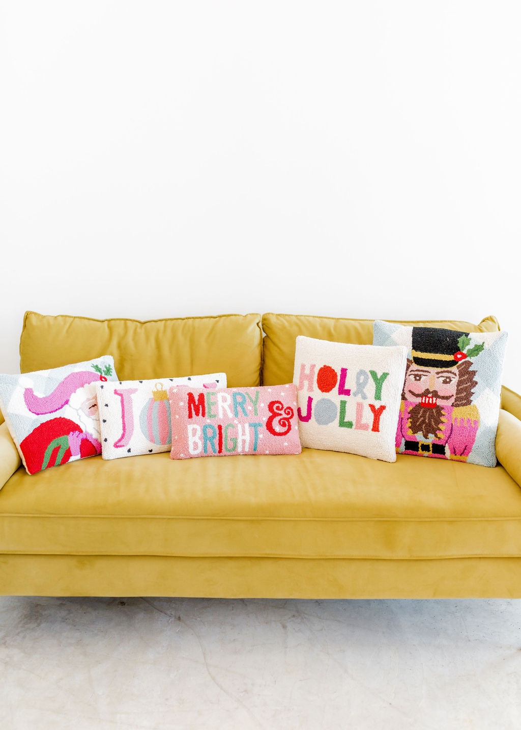 Merry And Bright Hook Pillow