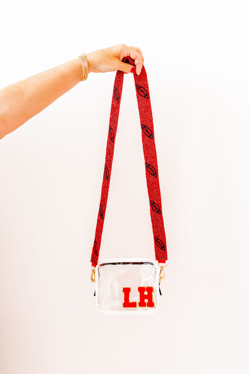 Beaded Bag Strap - Game Day!