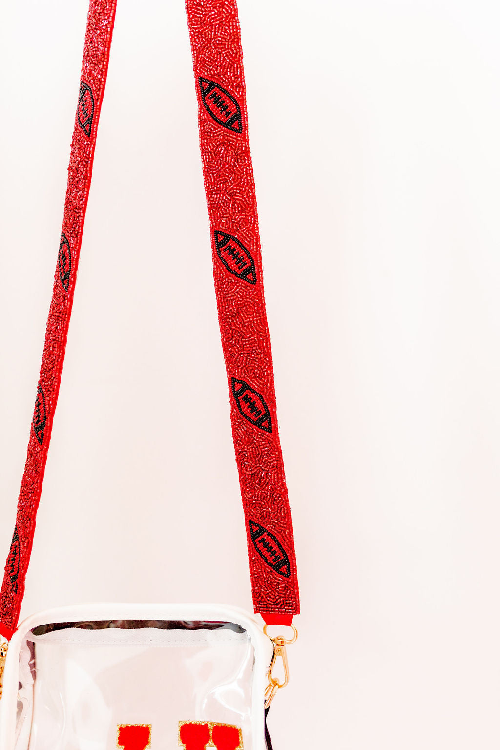Beaded Bag Strap - Game Day!