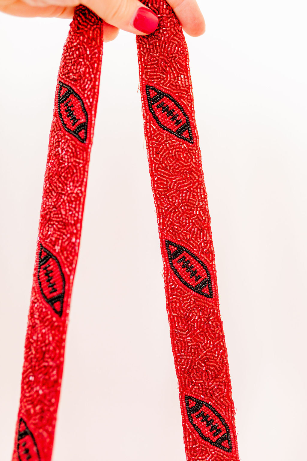 Beaded Bag Strap - Game Day!