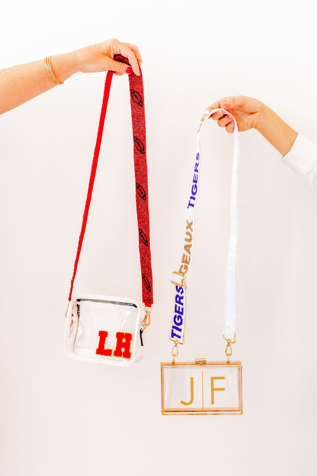 Beaded Bag Strap - Game Day!