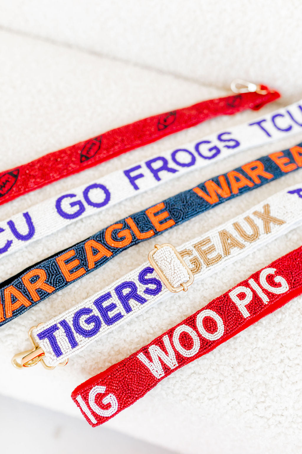 Beaded Bag Strap - Game Day!