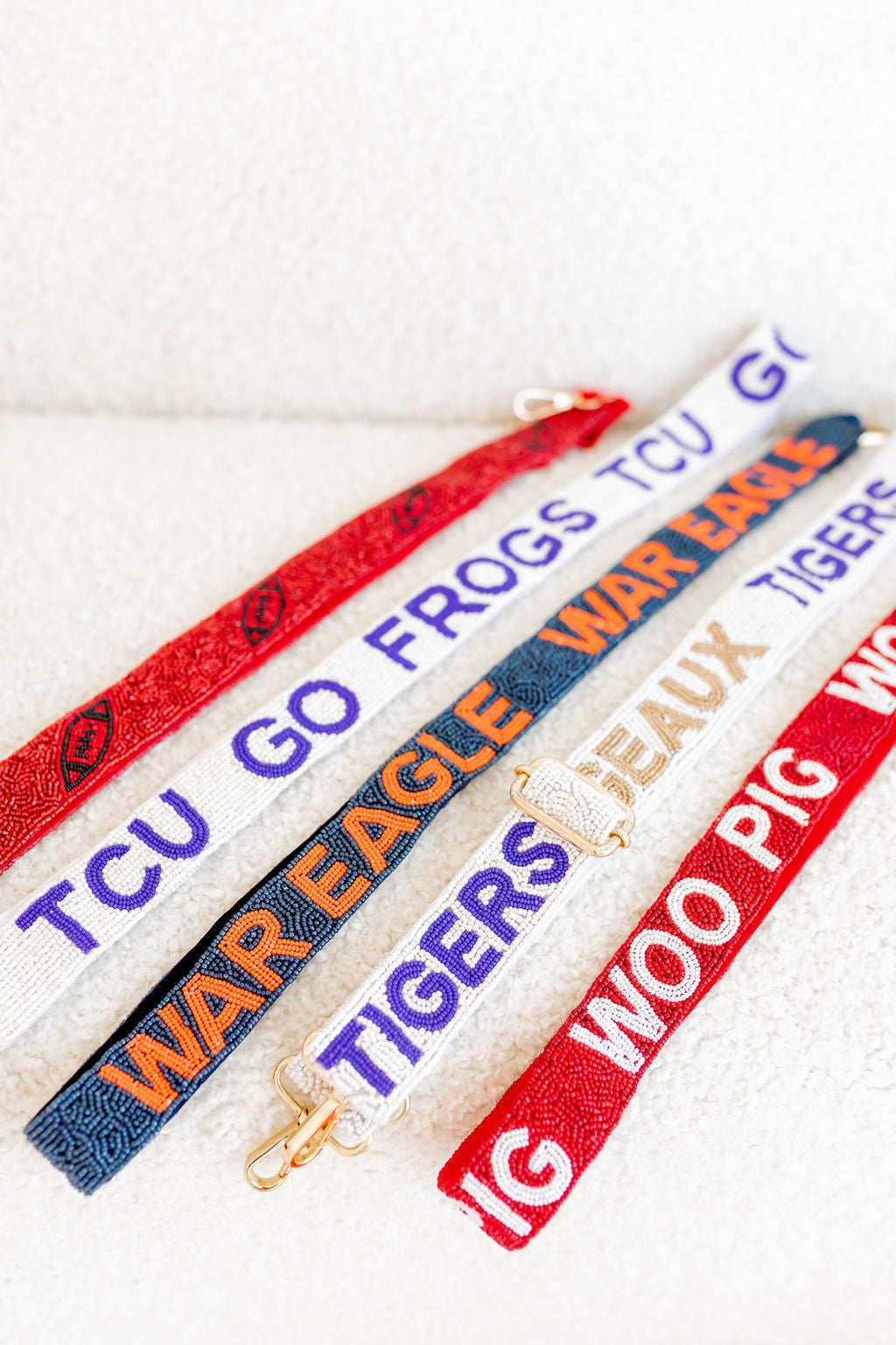 Beaded Bag Strap - Game Day!