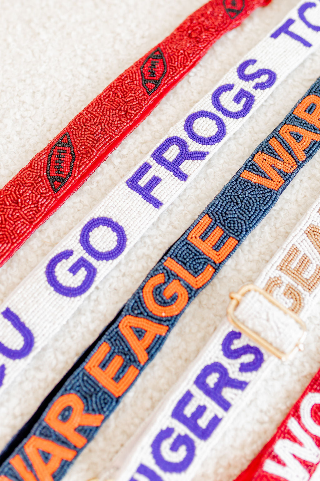 Beaded Bag Strap - Game Day!