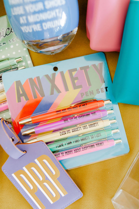 'Anxiety' Pen Set