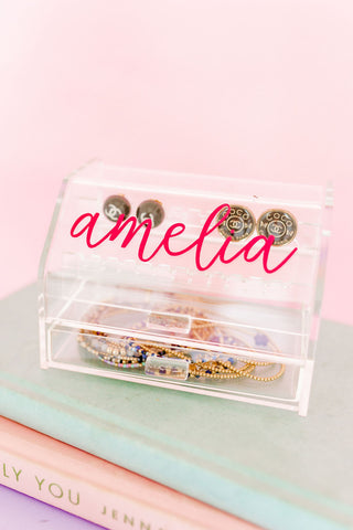 Acrylic Earring Holder-Decor-[product_category]-Whatsoever Things