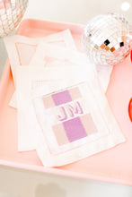 Load image into Gallery viewer, Custom Logo Embroidered Cocktail Napkins
