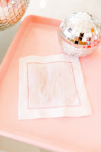 Load image into Gallery viewer, Custom Logo Embroidered Cocktail Napkins
