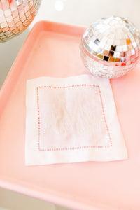 Custom Logo Embroidered Cocktail Napkins
