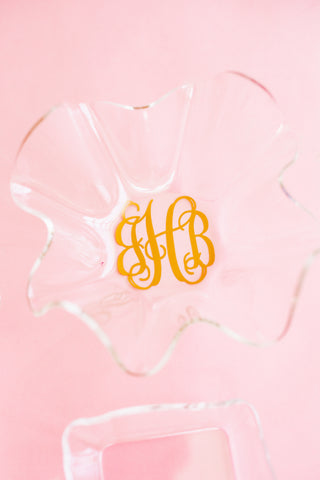 Wavy Acrylic Bowl-Decor-[product_category]-Whatsoever Things