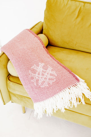 Herringbone Throw Blanket-Blankets-[product_category]-Whatsoever Things