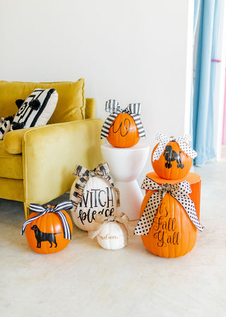 Faux Pumpkins (Various Sizes)-Decor-[product_category]-Whatsoever Things