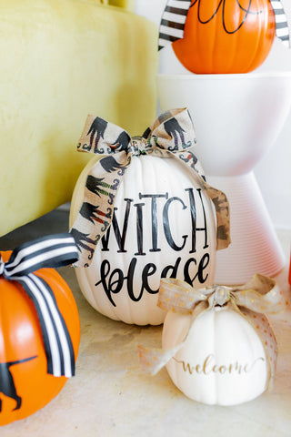 Faux Pumpkins (Various Sizes)-Decor-[product_category]-Whatsoever Things