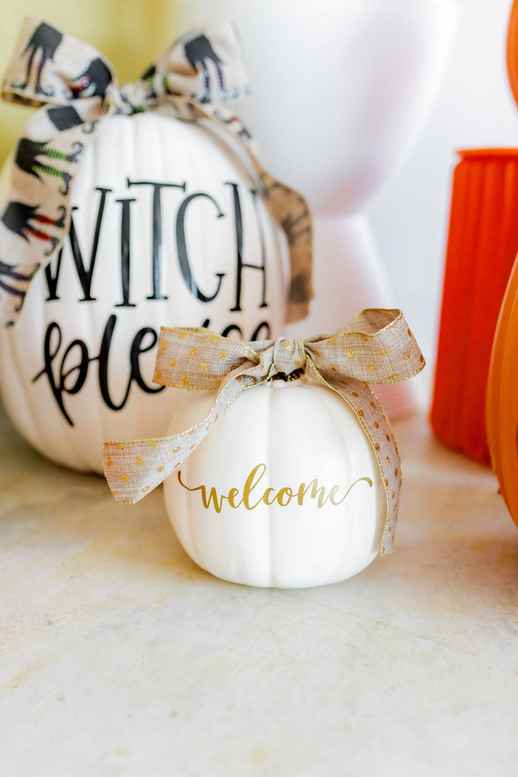 Faux Pumpkins (Various Sizes)