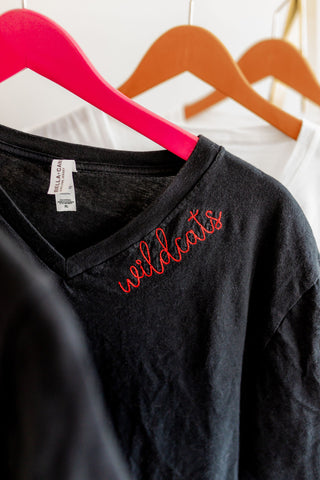 Short Sleeve Unisex V-Neck-Women's Short Sleeves-[product_category]-Whatsoever Things