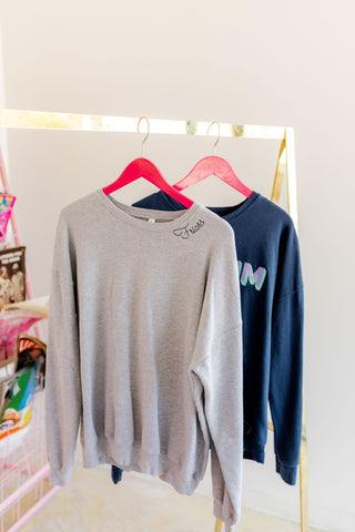 Embroidered Sweatshirt (Adult Sizes)-Women's Sweatshirts-[product_category]-Whatsoever Things