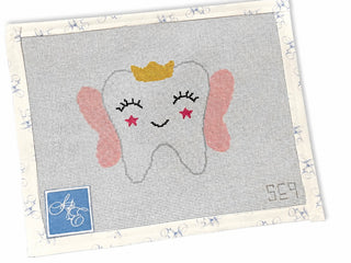 Tooth Fairy Princess Needlepoint Canvas 👑🦷✨